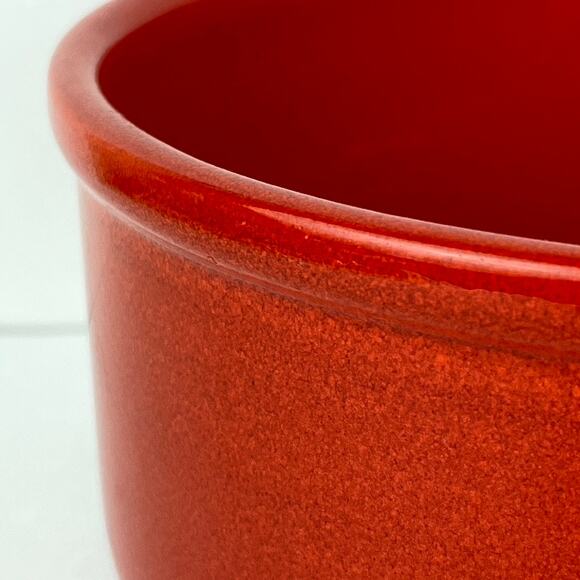 Waechtersbach Germany 9" Round Vegetable Salad Bowl Red - Picture 3 of 6